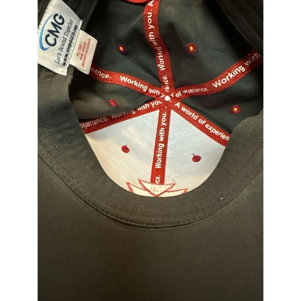 Massey‎ Ferguson Dark Grey All Season Hat, Embroidered & Adjustable
